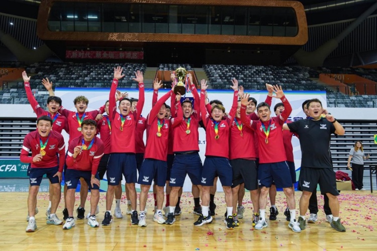 寧夏平羅恒利2-1杭州臨平吳越錢唐，首奪全國五人制錦標賽冠軍